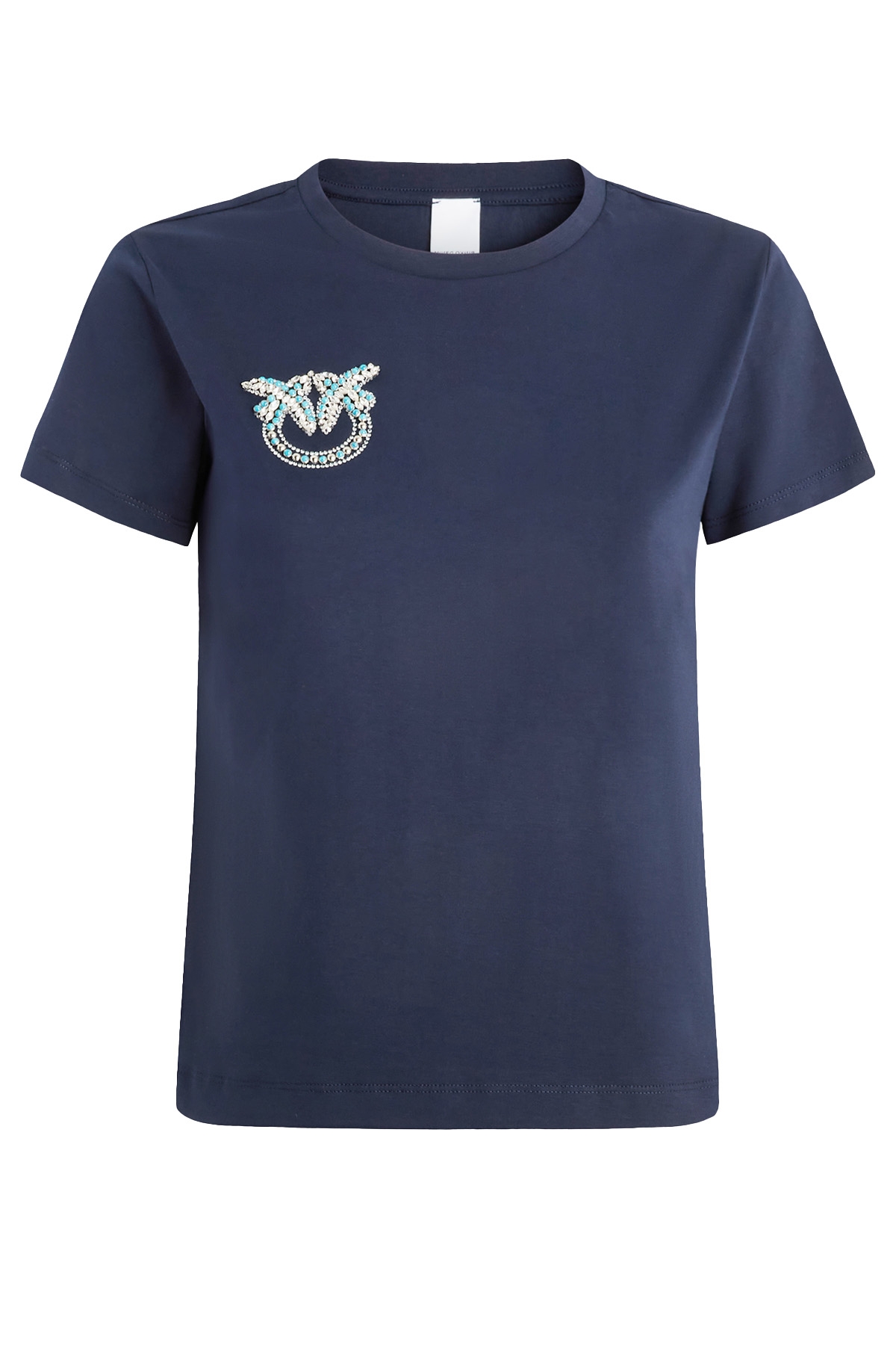 Tシャツ・カットソー PINKO Women Tops 100100 A2JR G1A BLU ABISSO BLUE PINKO: T-Shirt NAMBRONE DONNA