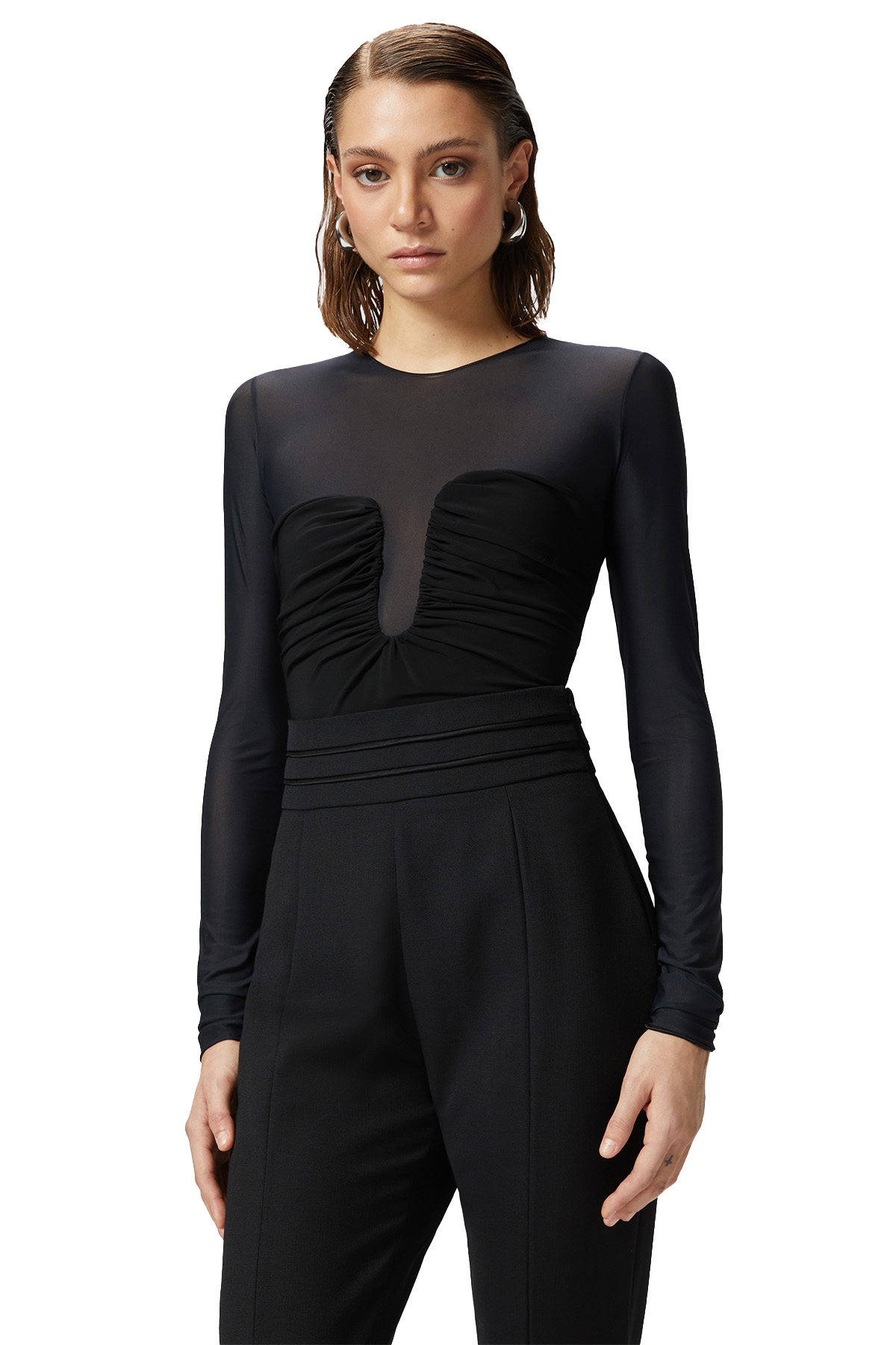 PINKO: Body Trasparente BECCACCIA DONNA