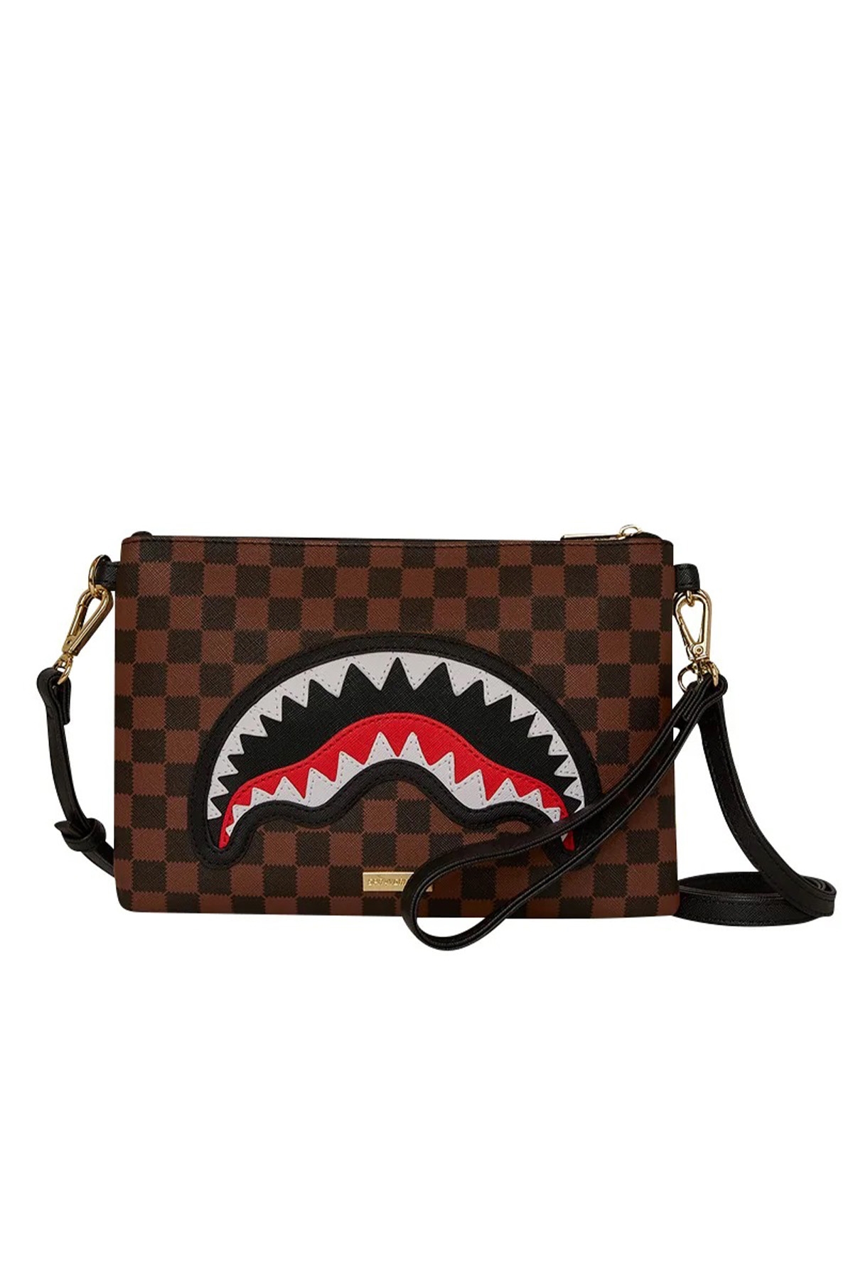 SPRAYGROUND: Pochette Sawtooth Sharks in Paris UOMO