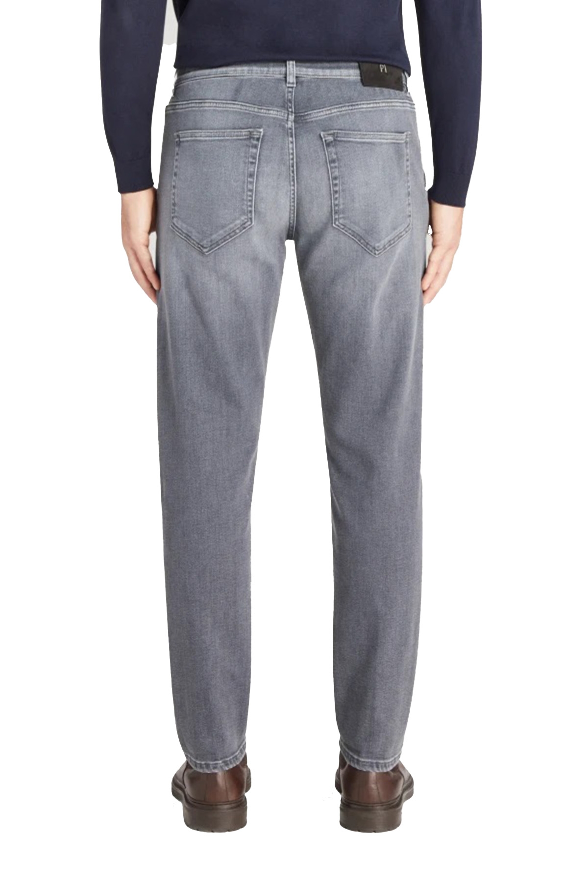 Polo Da Lavoro In Piquet Da Uomo A Maniche Lunghe Kariban Grigio Scuro S - Foto 3