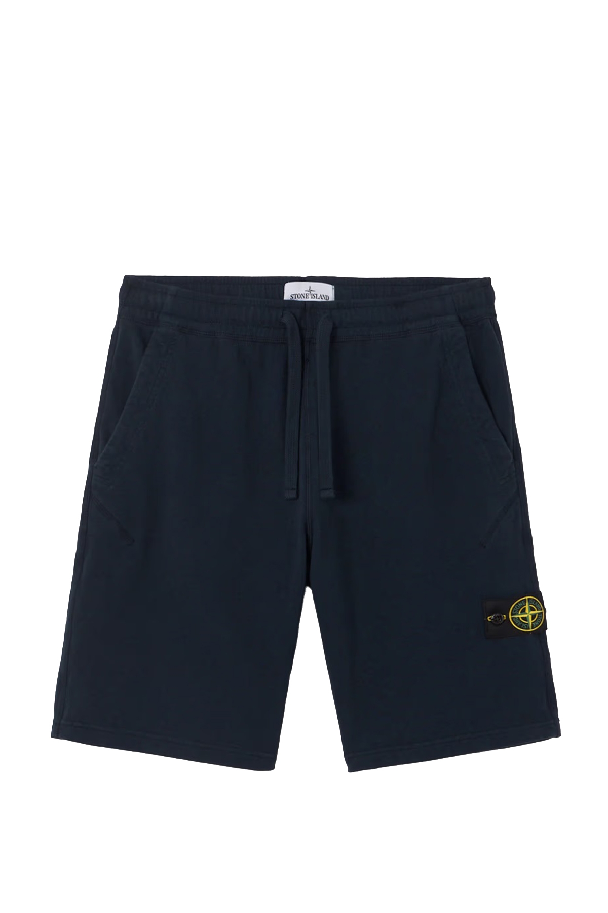 Stone  Felpa Bermuda S ブラック Fleece bermudas and shorts for men | Stone Island