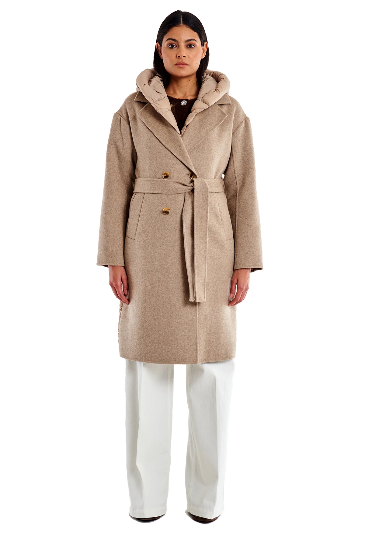 VICOLO: Cappotto Con Inserti DONNA