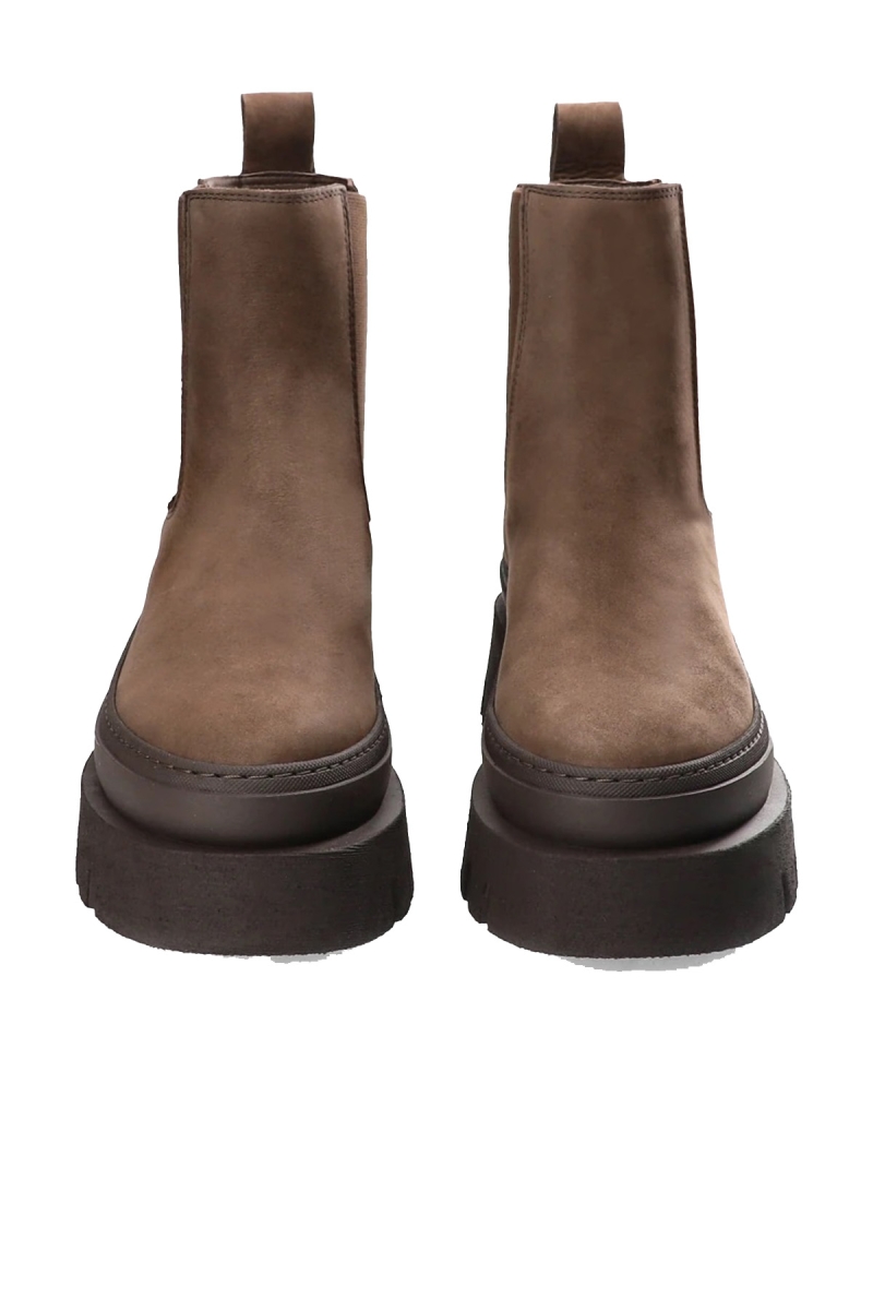 Pikolinos Stivaletto in pelle con zip suola chunky